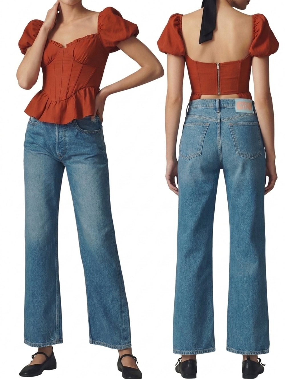 Anthropologie BOYISH Ziggy High Rise Relaxed Rigid Straight Jeans NWT